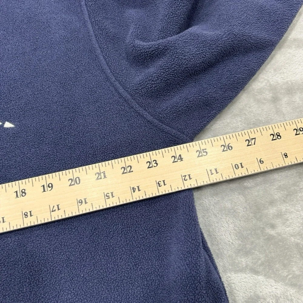 Vtg Easton Sweatshirt Mens Medium Blue Long Sleeve Fleece Embroidered Logo Sport